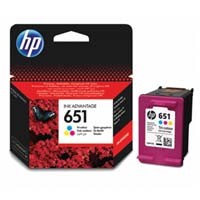 HP originální ink C2P11AE, HP 651, tri-colour, 300str.