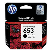 HP originální ink 3YM75AE, black, 360str., HP 653